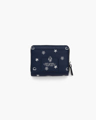 The Bandana Mini Compact Wallet Navy Multi