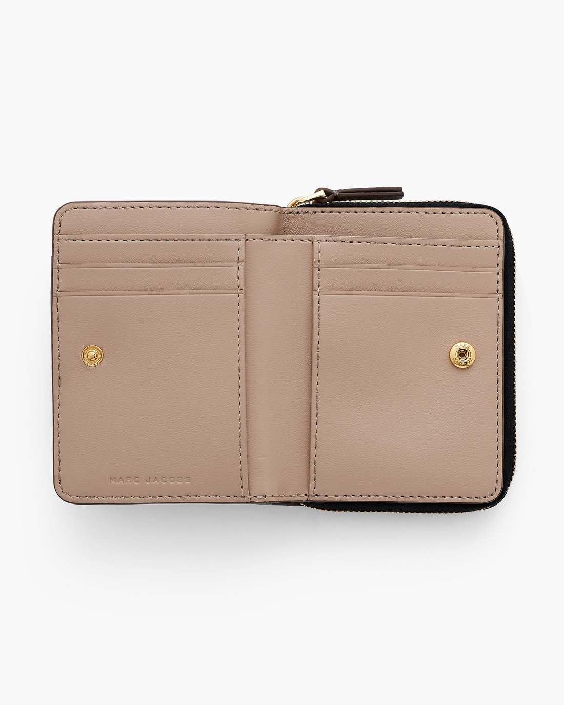 The Leather Mini Compact Wallet Cement