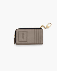 The Leather Top Zip Multi Wallet Cement