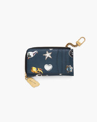 The Trinket Utility Snapshot Top Zip Multi Wallet Navy Multi