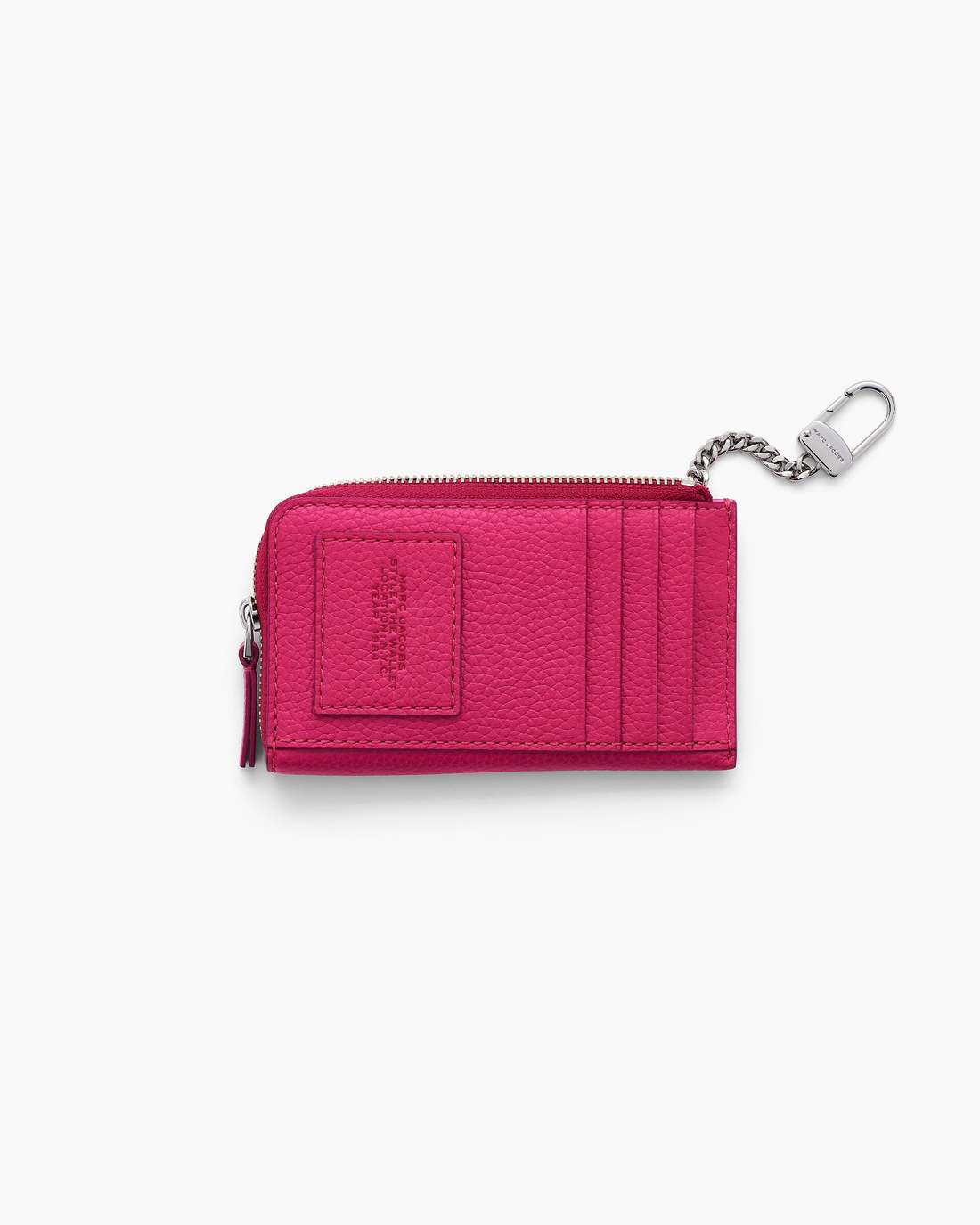 The Leather Top Zip Multi Wallet Raspberry Pink
