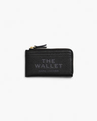 The Leather Top Zip Multi Wallet Black