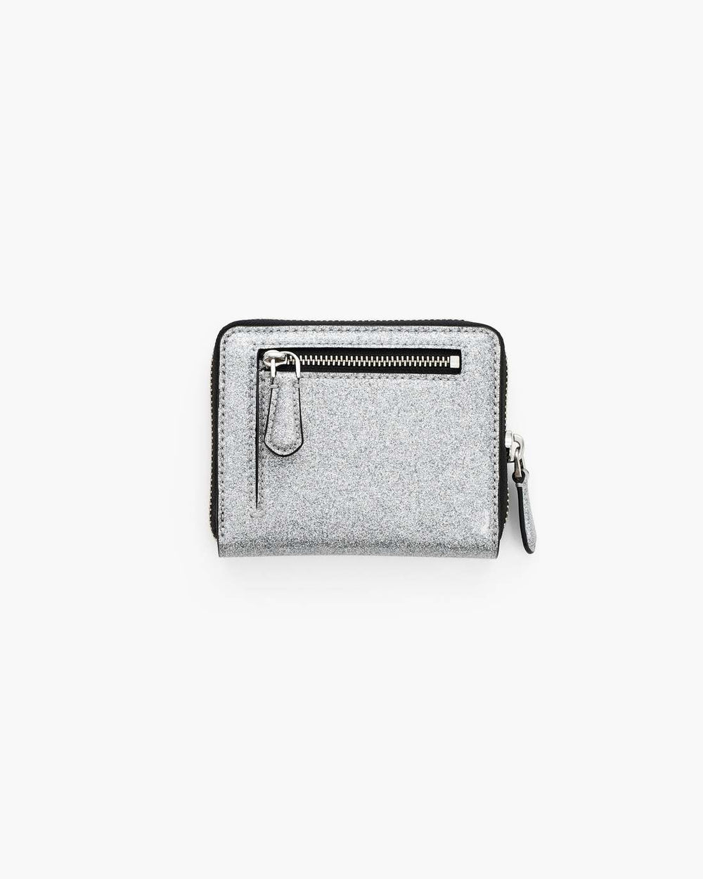 The Coated Glitter Everyday Slim Compact Wallet Silver