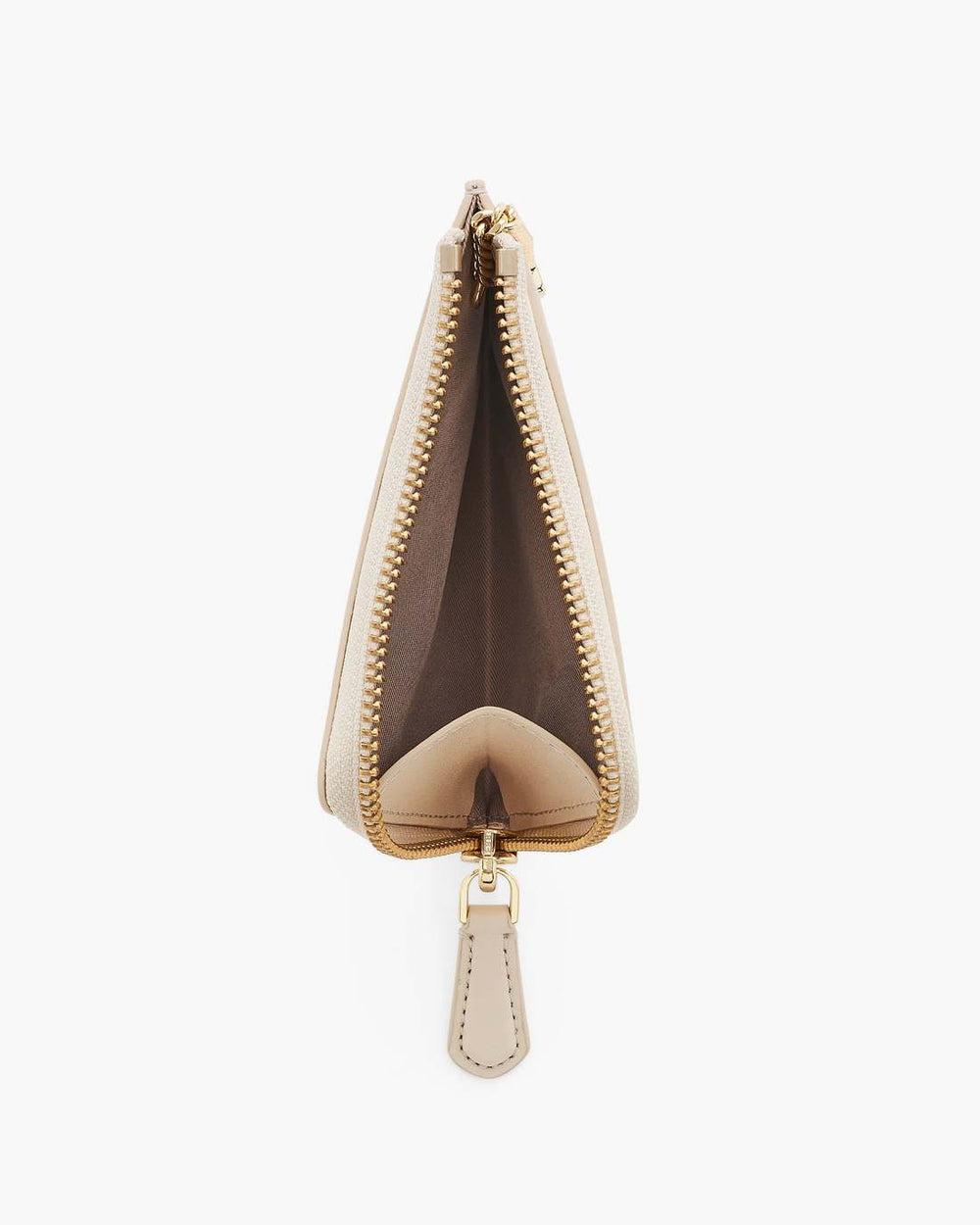 The Everyday Top Zip Wallet Cloud White