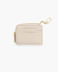 The Everyday Top Zip Wallet Cloud White