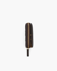 The Leather Mini Compact Wallet Ganache