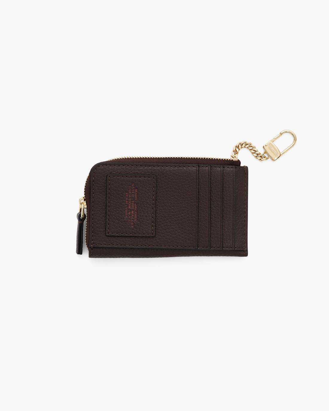 The Leather Top Zip Multi Wallet Ganache