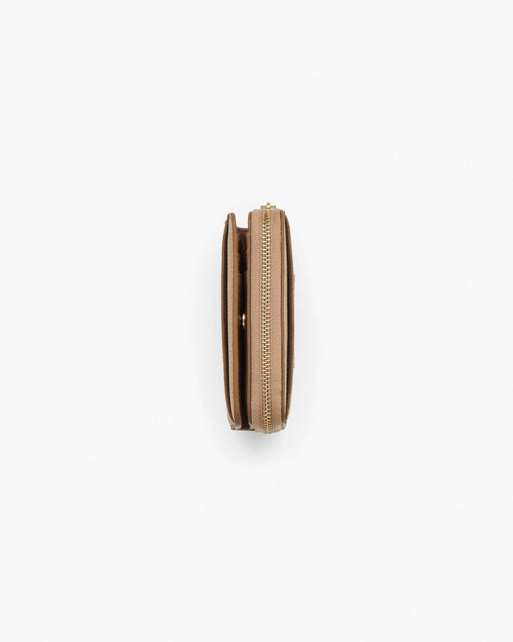 The Leather Mini Compact Wallet Camel