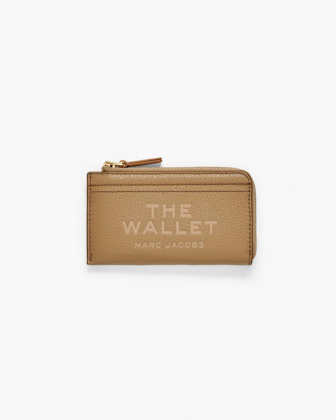The Leather Top Zip Multi Wallet Camel