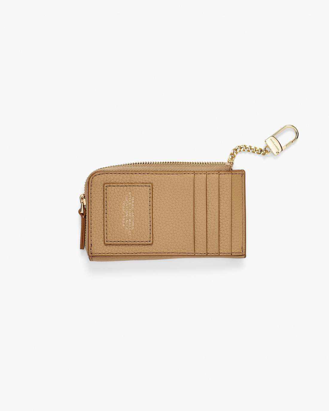 The Leather Top Zip Multi Wallet Camel
