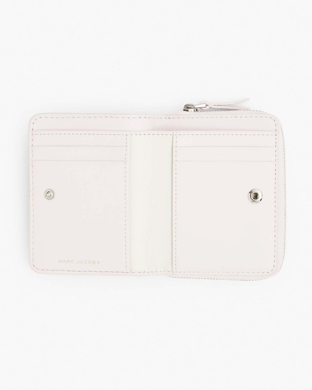 The Leather Mini Compact Wallet Cotton
