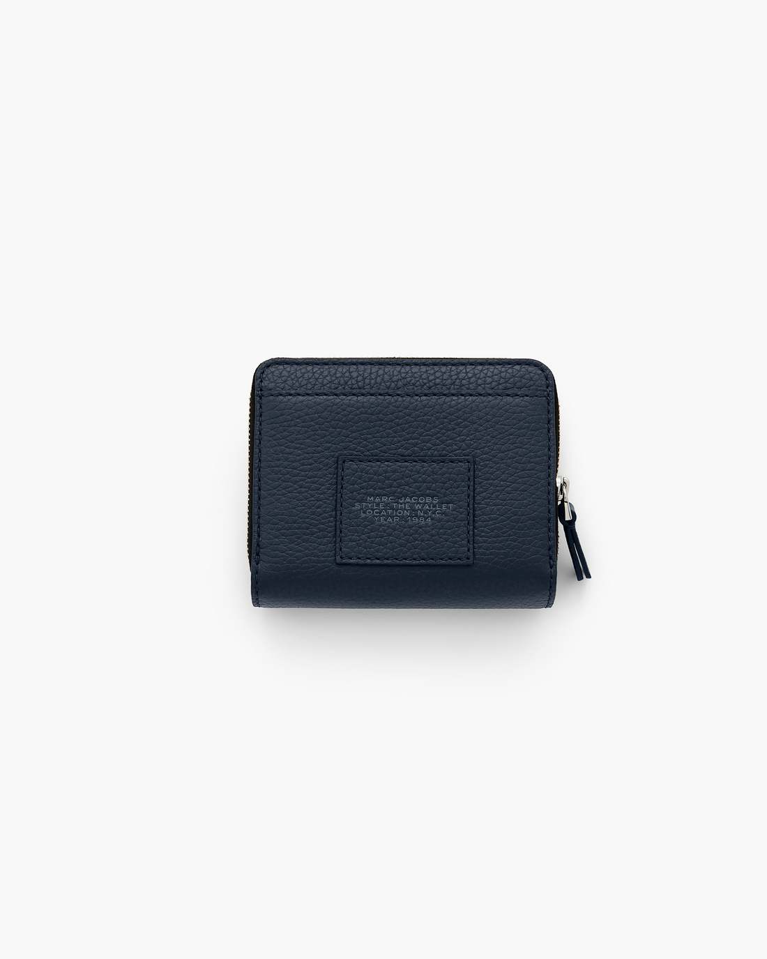 The Leather Mini Compact Wallet Blue Sea