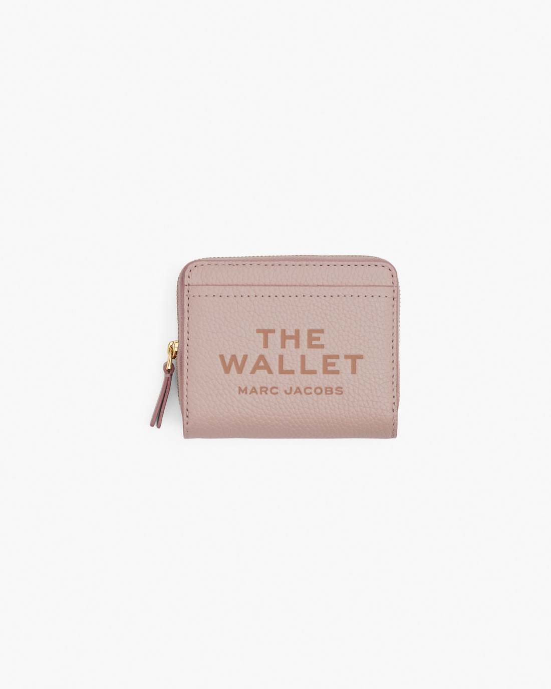 The Leather Mini Compact Wallet Rose