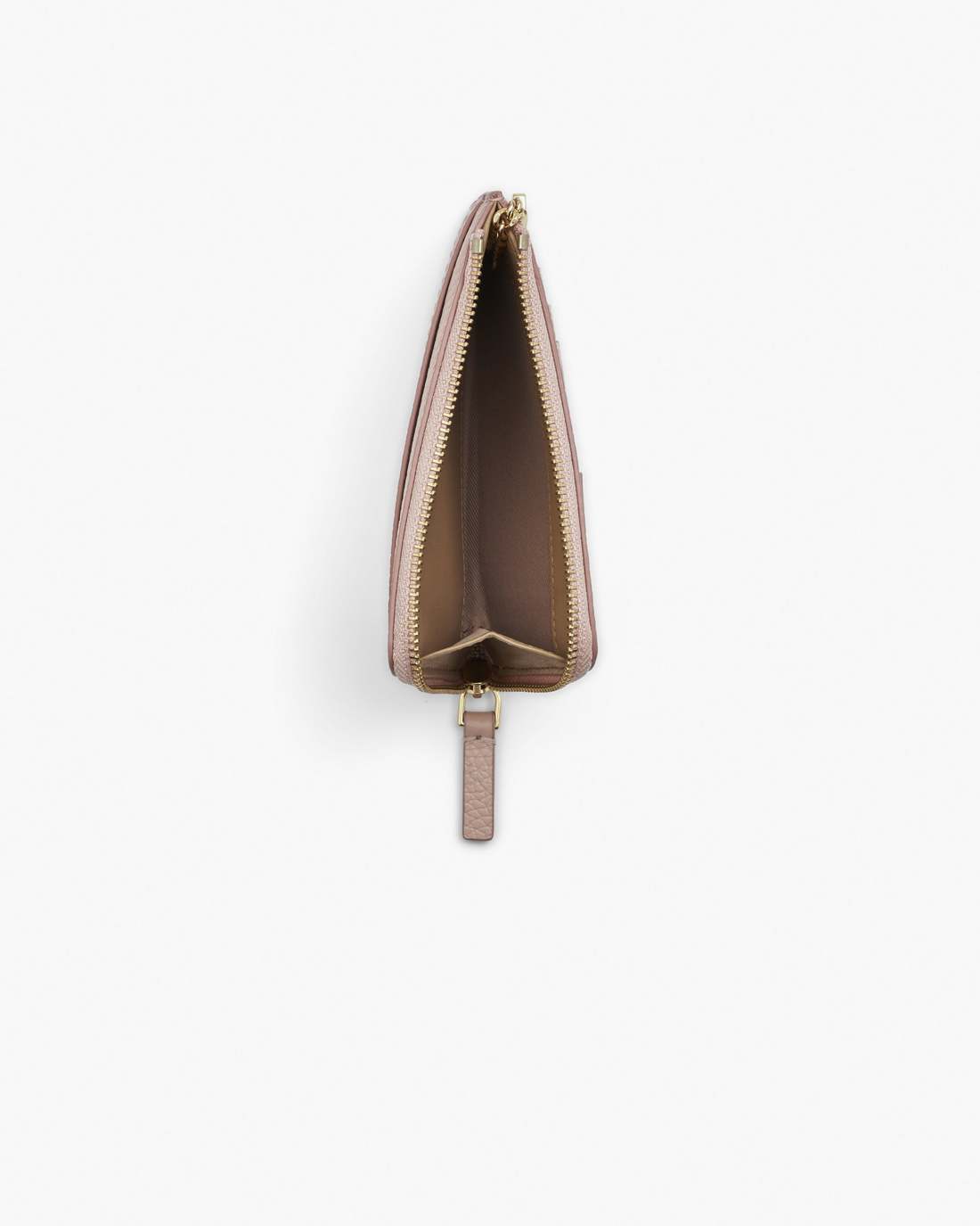 The Leather Top Zip Multi Wallet Rose