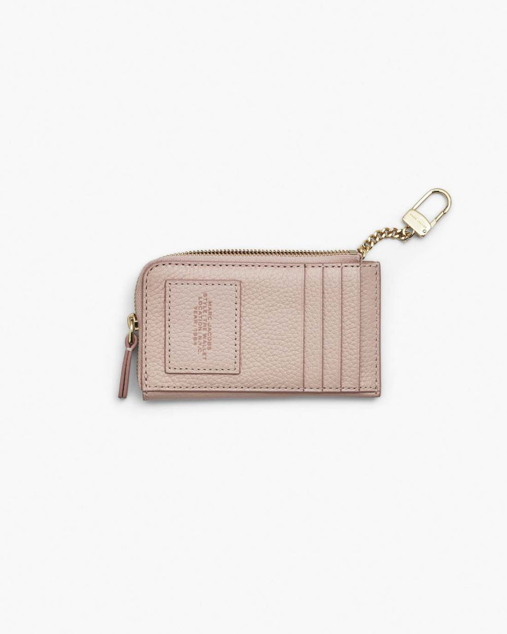 The Leather Top Zip Multi Wallet Rose