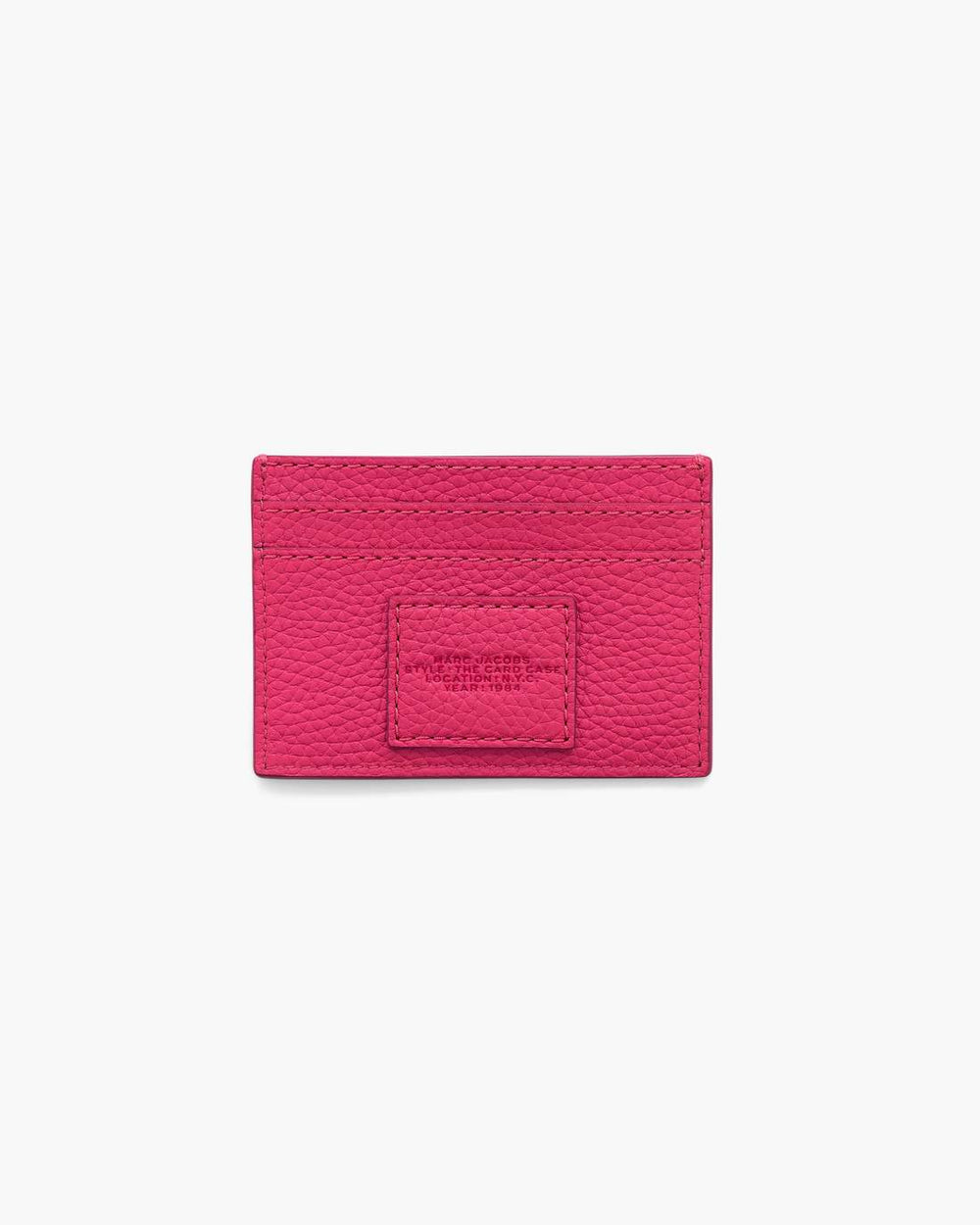 The Leather Card Case Raspberry Pink