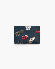 The Trinket Utility Snapshot Card Case Navy Multi