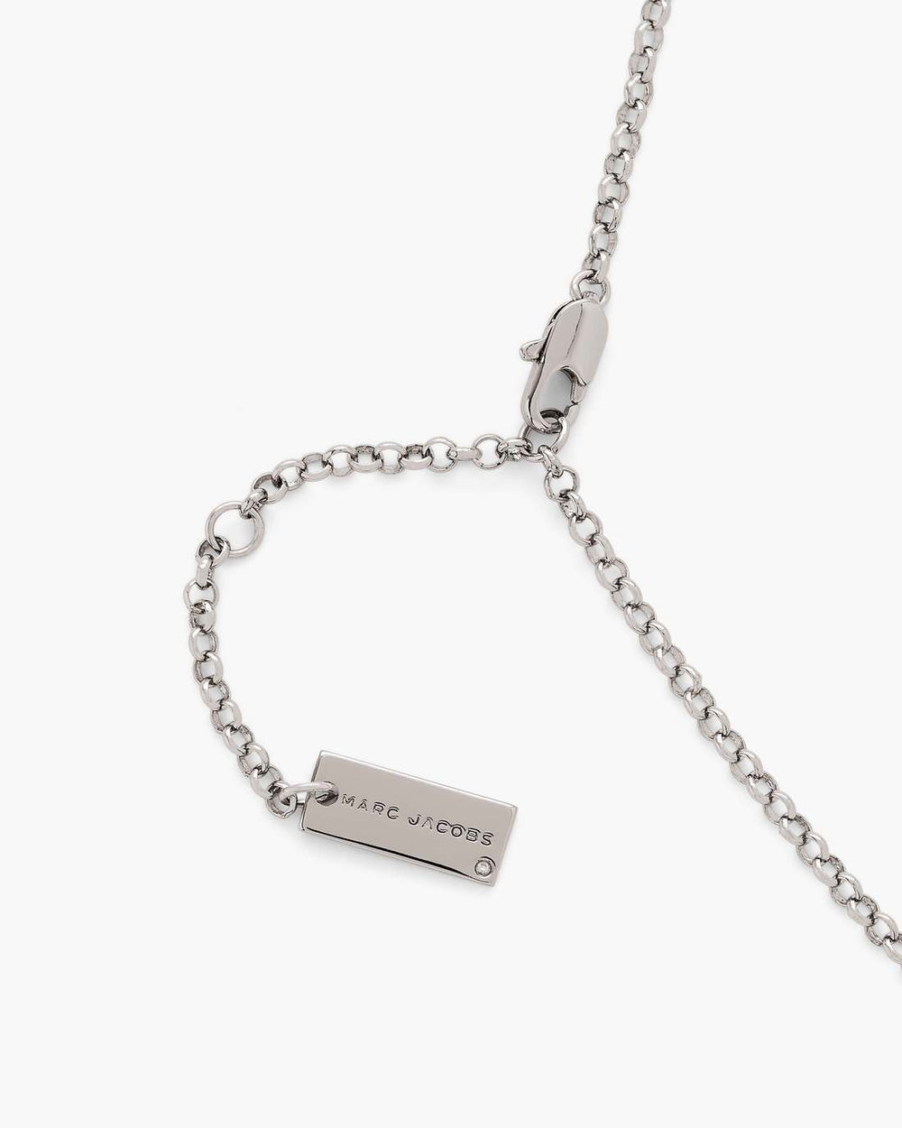 The Trinket Cluster Necklace Silver/Multi