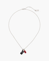 The Trinket Pendant Necklace Silver/Multi