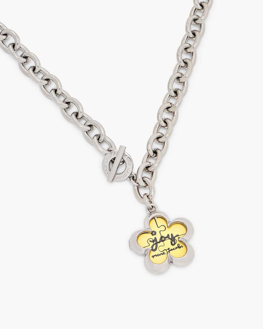 The Daisy Puzzle Necklace Silver/Multi