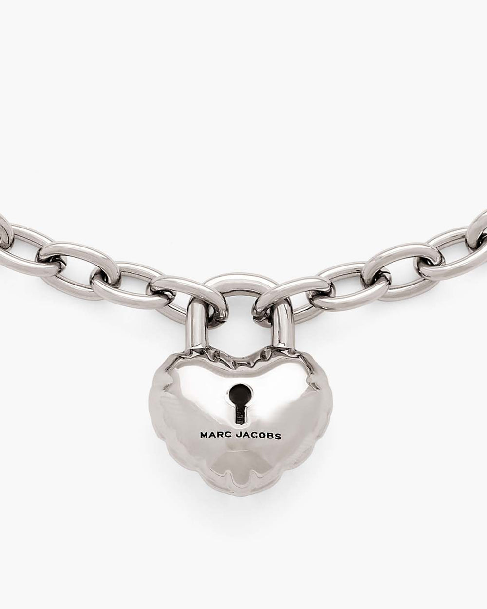 The Heart Balloon Necklace Light Antique Silver