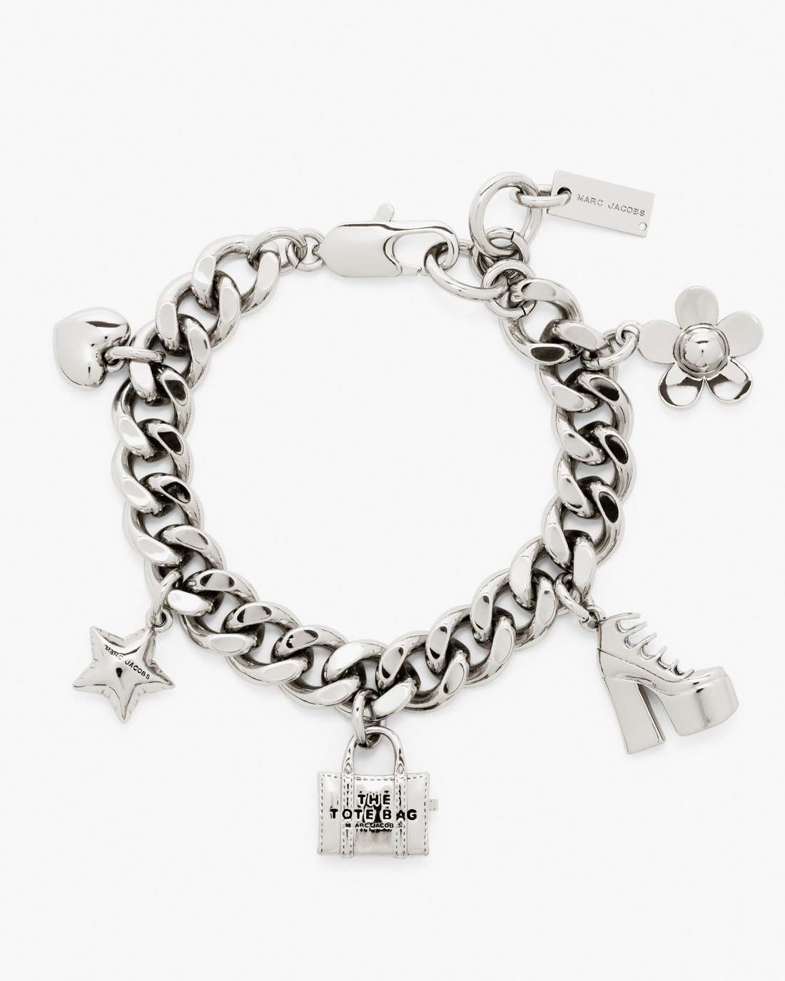 The Mini Icon Charm Bracelet Light Antique Silver