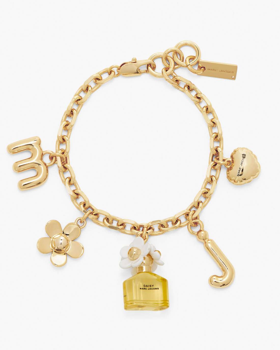 Daisy Charm Bracelet Gold/Yellow Multi