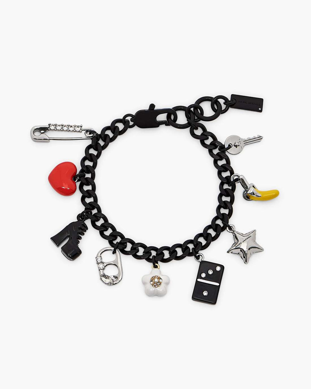 The Collector Charm Bracelet Black Multi