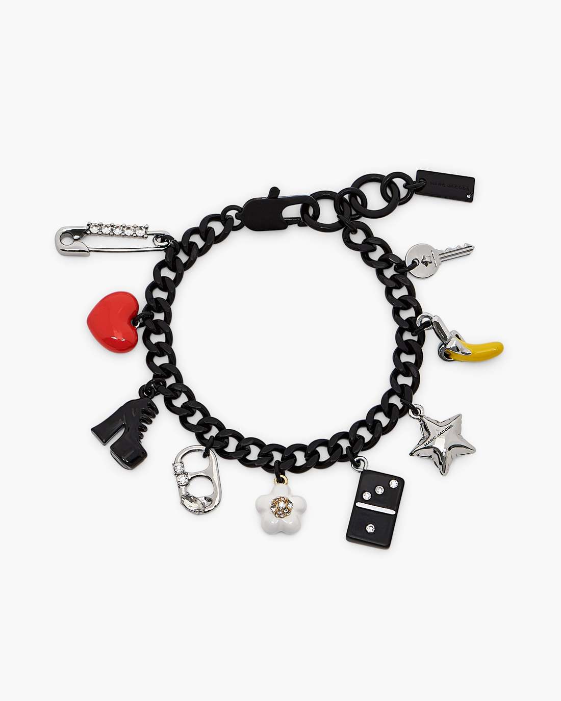 The Collector Charm Bracelet Black Multi