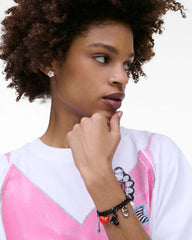 The Collector Charm Bracelet Black Multi