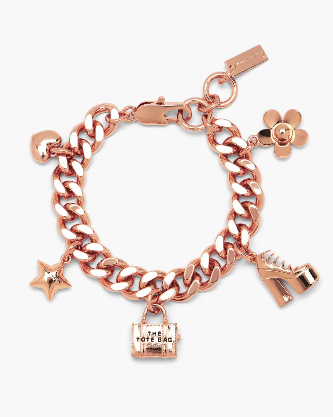 The Mini Icon Charm Bracelet Antique Rose Gold