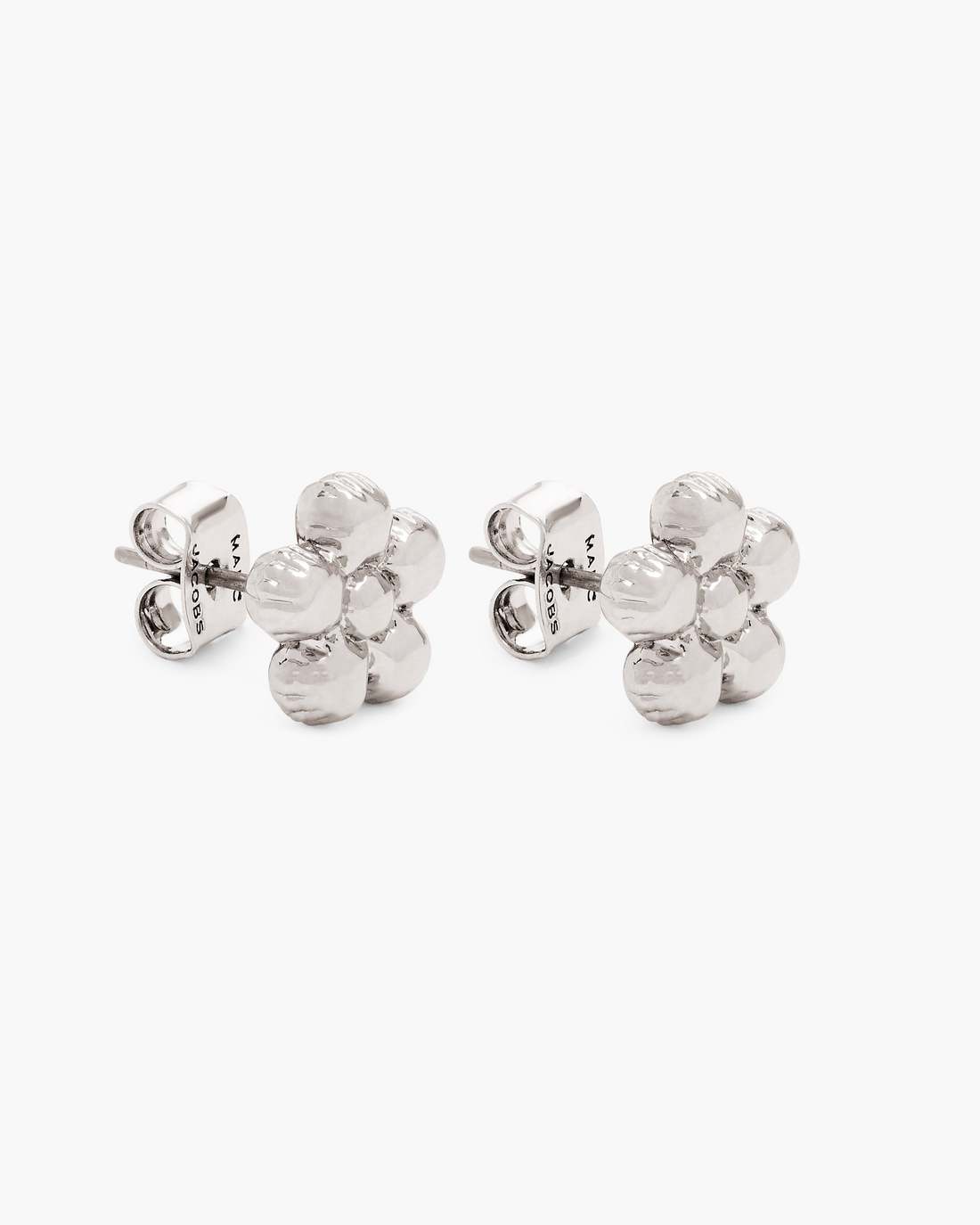 Daisy Balloon Stud Earrings Silver