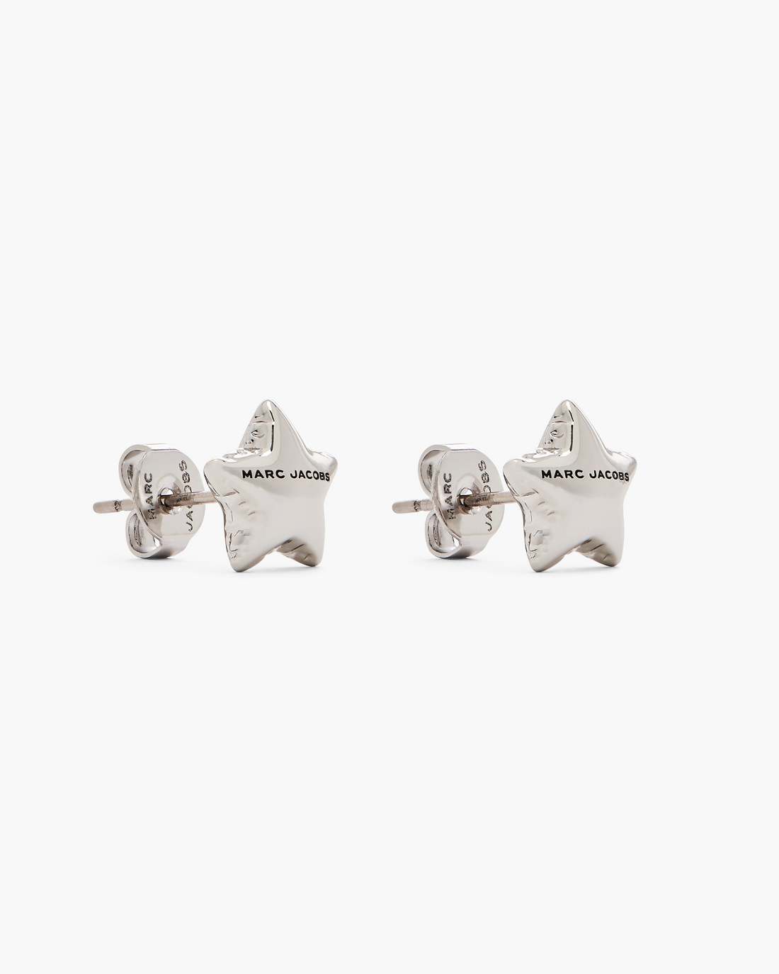 The Star Balloon Stud Earrings Light Antique Silver
