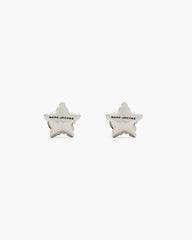 The Star Balloon Stud Earrings Light Antique Silver