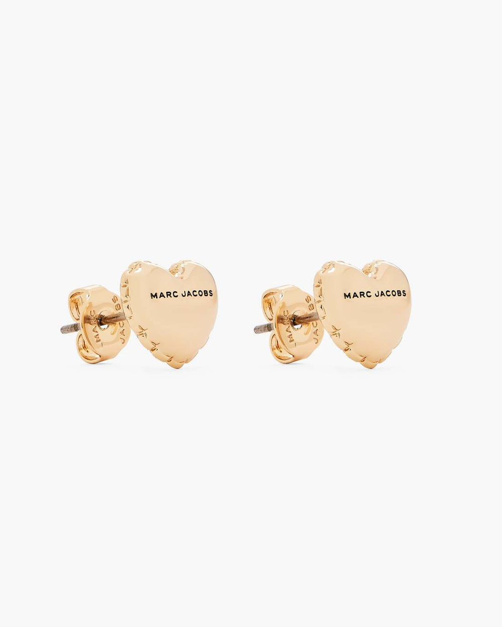 The Heart Balloon Stud Earrings Light Antique Gold