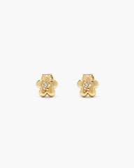 The Daisy Earrings Gold/Crystal