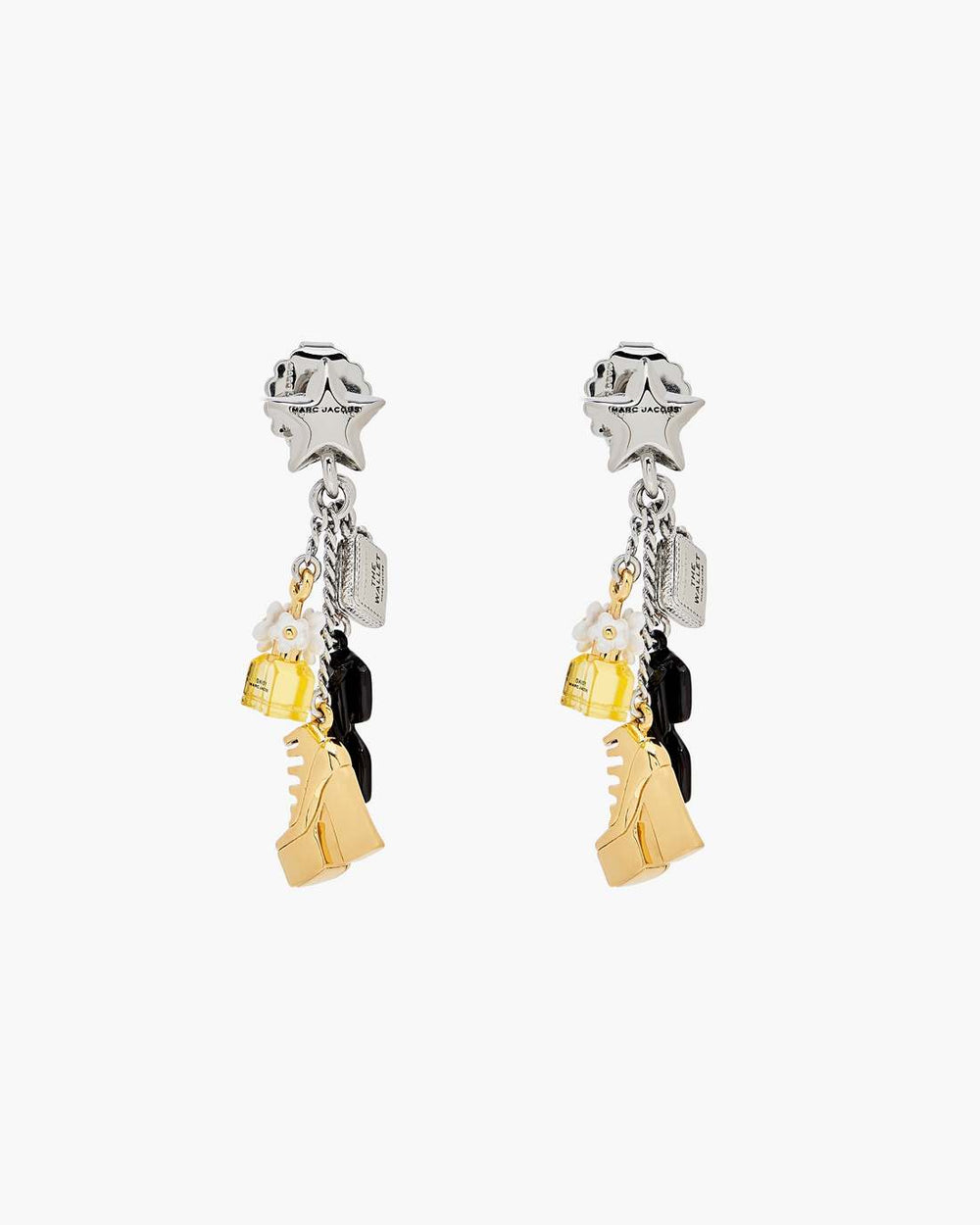 The Mini Icon Charm Earrings Gold/Silver