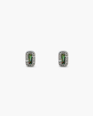 The J Marc Luxe Abalone Earrings Silver/Crystal