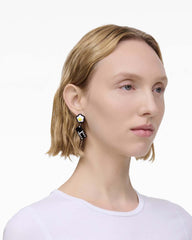 The Sticker Charm Earrings Silver Multi