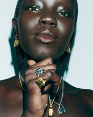 The Tote Bag Ring Light Antique Gold