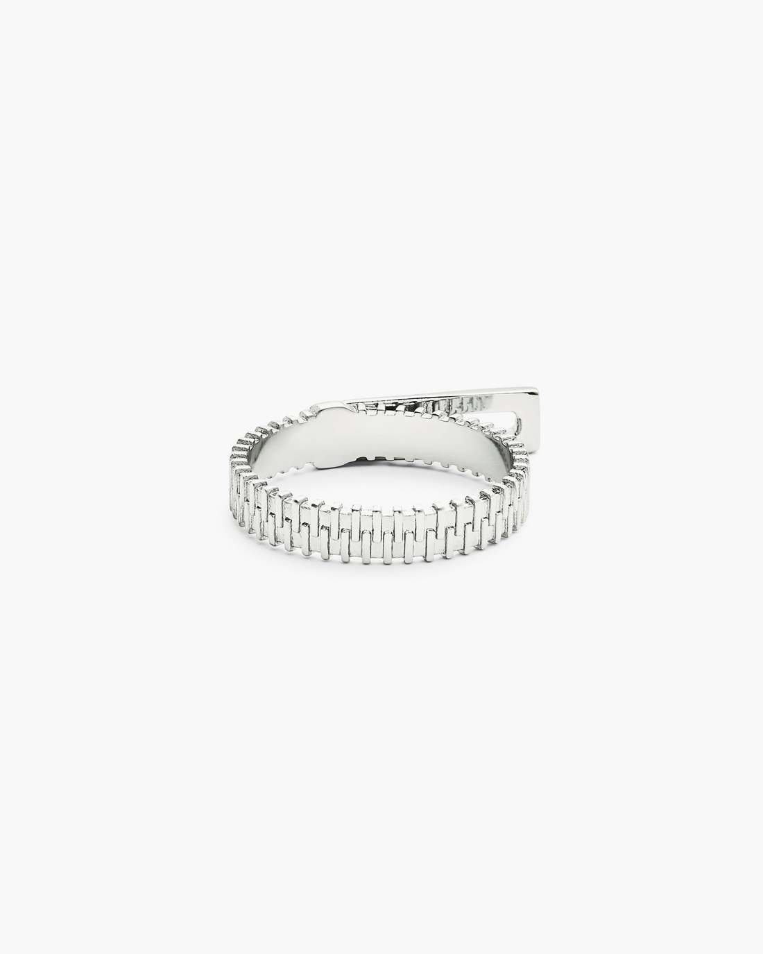 J Marc Zipper Ring Silver