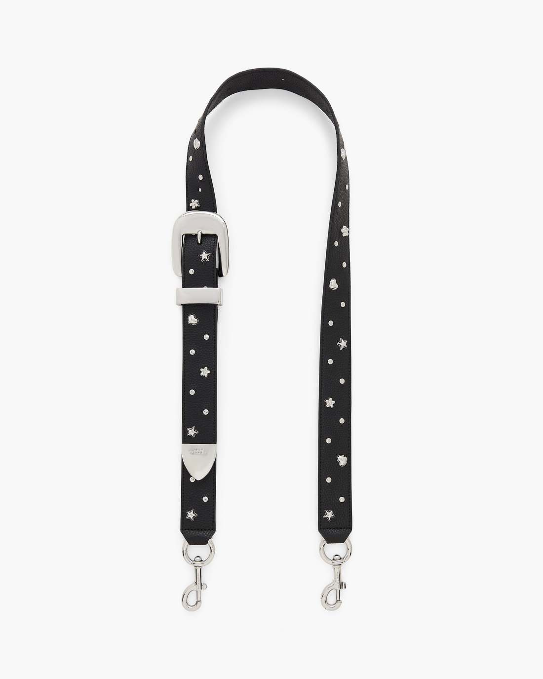 The Mini Icon Stud Leather Strap Black Multi