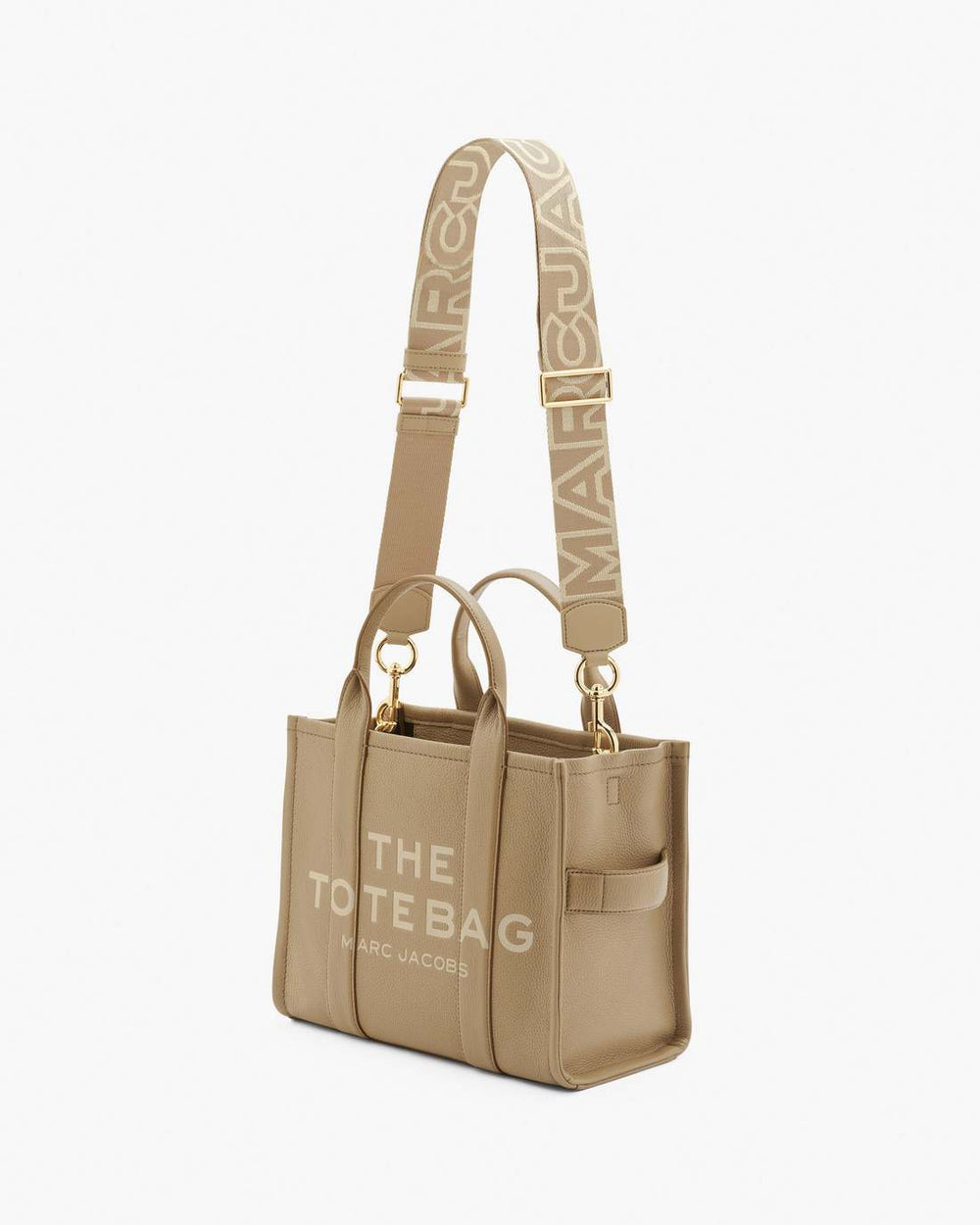 The Outline Logo Webbing Strap Camel