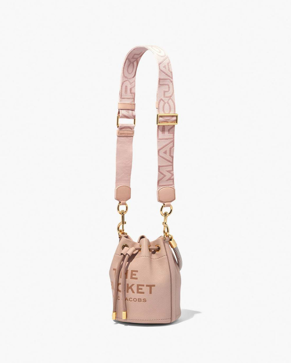 The Outline Logo Webbing Strap Rose Multi