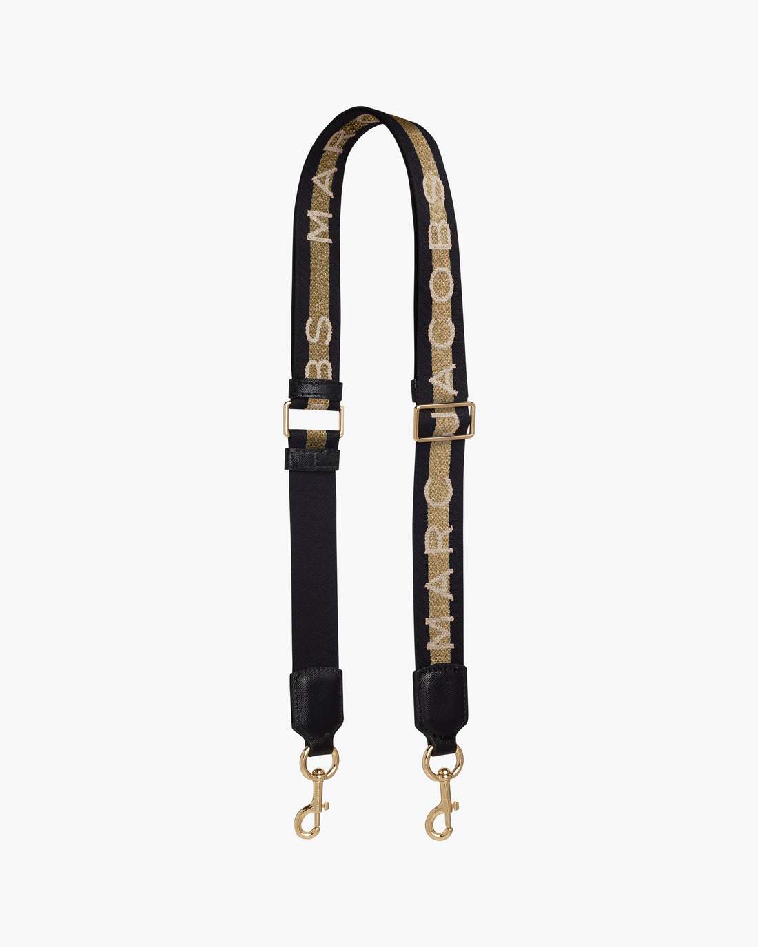 The Logo Webbing Strap Slim Gold Multi