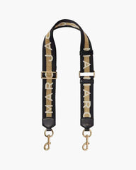 The Logo Webbing Strap Gold Multi