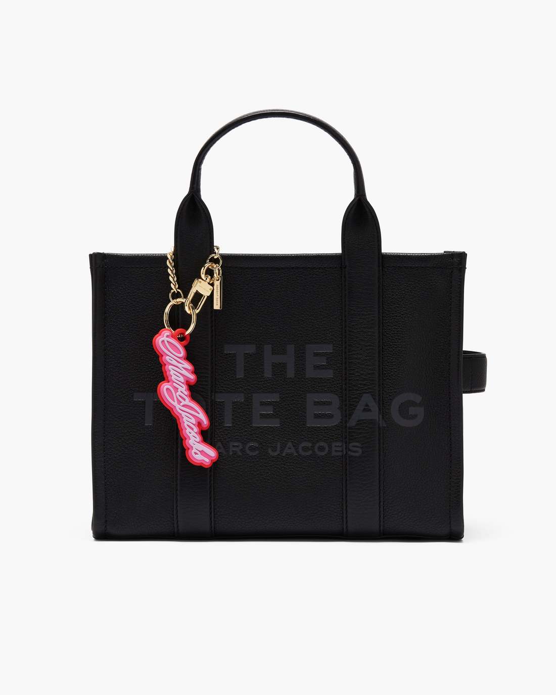 The Cursive Logo Bag Charm Bow Pink Multi