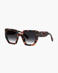 The J Marc Square Sunglasses Havana Multi