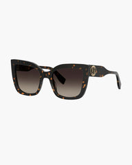 The J Marc Square Sunglasses Havana