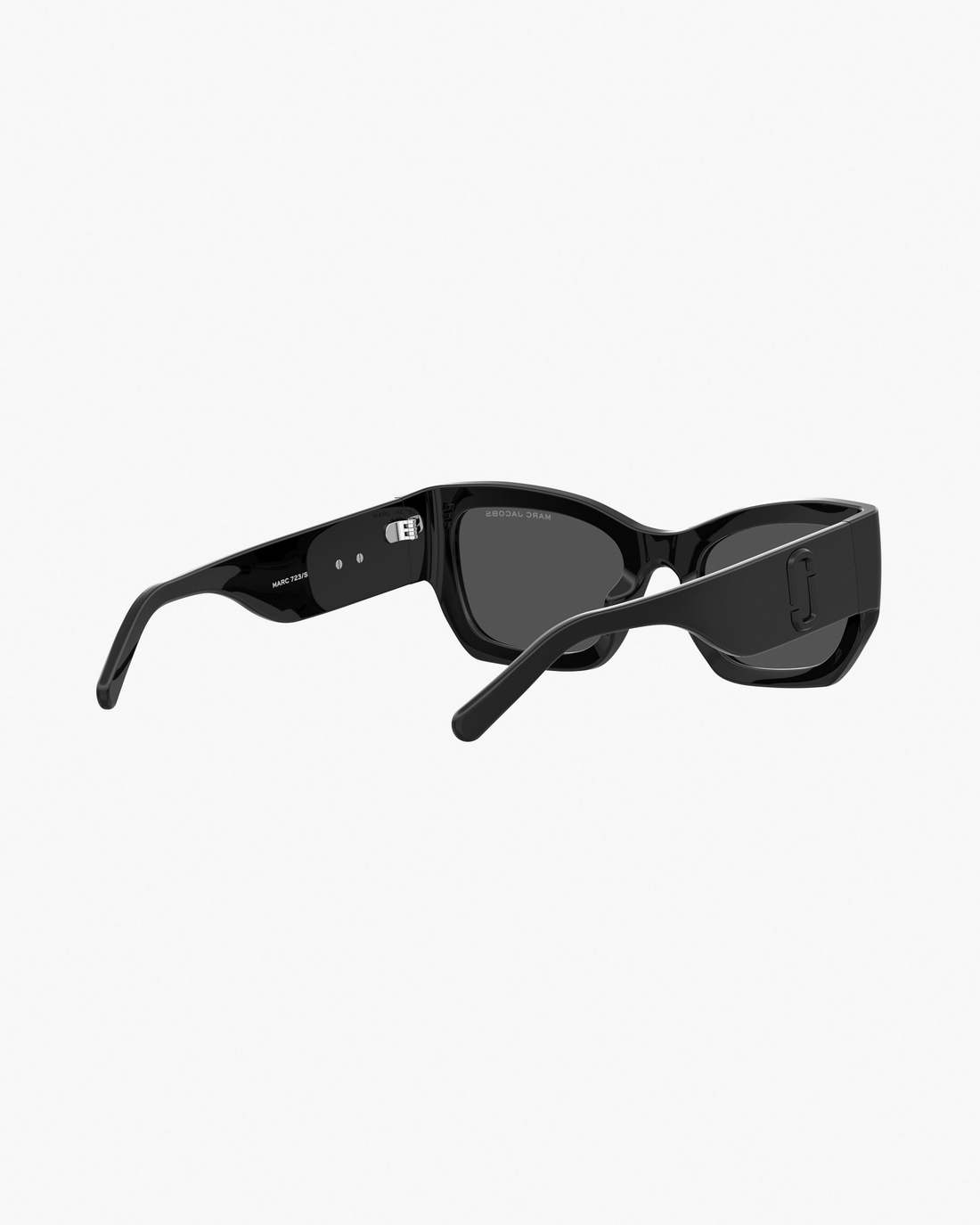 The J Marc Square Cat Eye Sunglasses Black